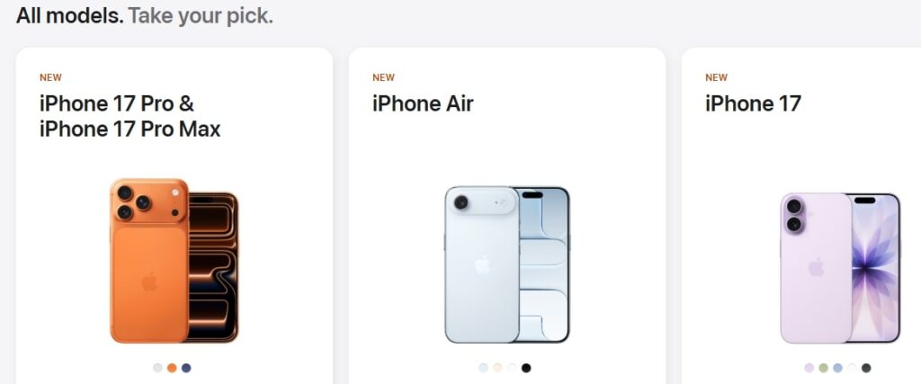 Apple Limited Choices