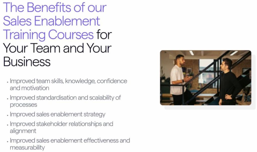 sales enablement training
