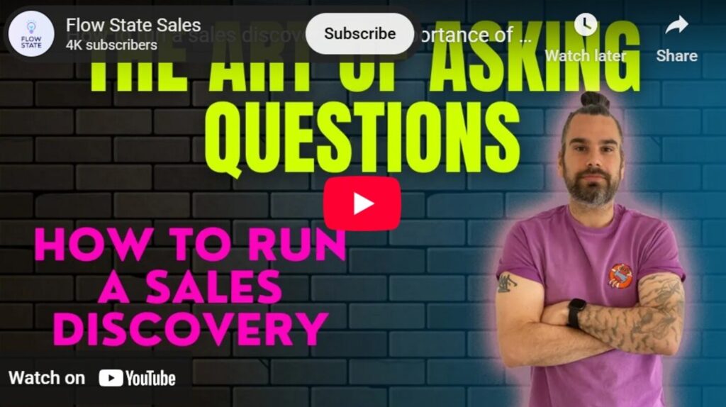 How to run a sales discovery